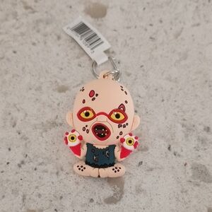 Zombie Babies Figural Bag Clip; Series 1. "Four Eyes"